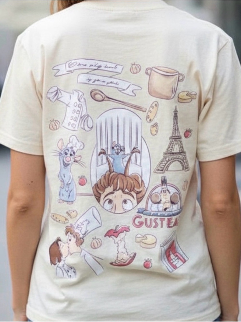 Walt Disney World EPCOT World Showcase France Ratatouille Remy T-shirt XL NEW